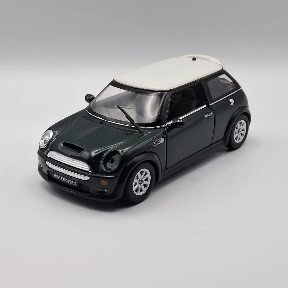 KinSmart Diecast 2-Car Bundle Mini Cooper S & 1962 VW Classical Bus As-Is/Flaws